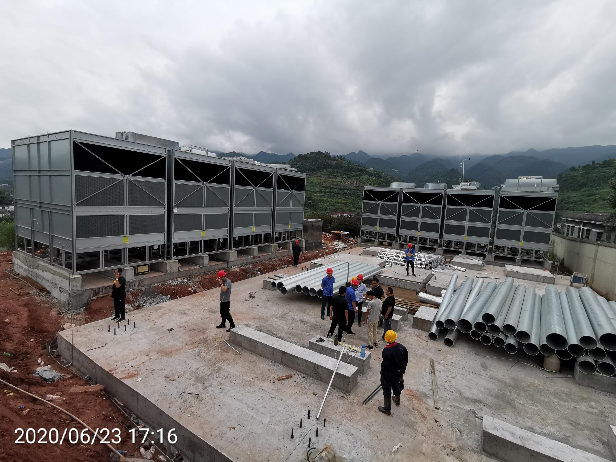 玻璃鋼冷卻塔的運行方式及工藝特點？,玻璃鋼冷卻塔原理